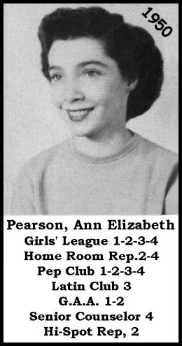 Ann Pearson - 1950 Ann Pearson - 1950