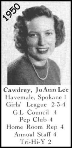 Jo Cawdrey - 1950 Jo Cawdrey - 1950
