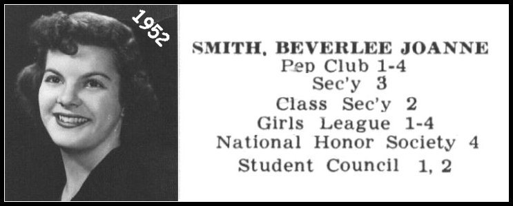 Bev Smith - 1952 Bev Smith - 1952