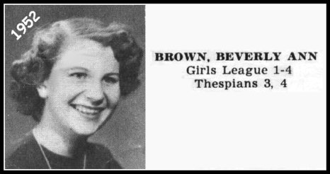 Bev Brown - 1952 Bev Brown - 1952