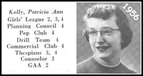 Patricia Kelly - 1956 - Sr. Portrait Patricia Kelly - 1956 - Sr. Portrait
