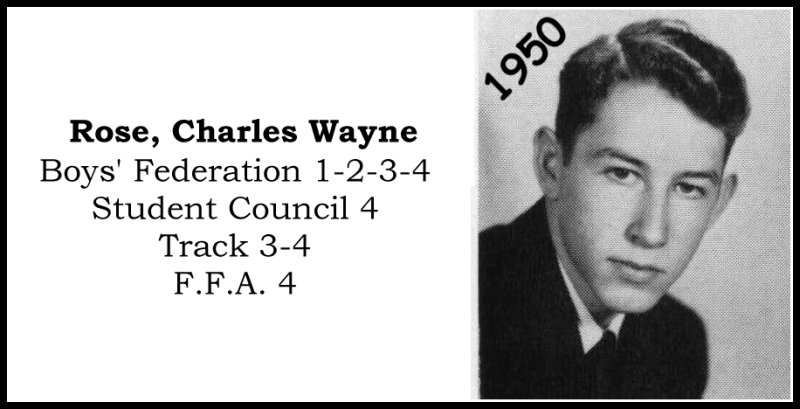 Charlie Rose - 1950 - Sr. Portrait Charlie Rose - 1950 - Sr. Portrait