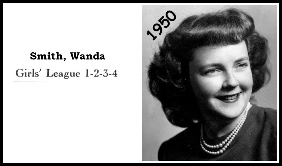 Wanda Smith - 1950 - Sr. Portrait Wanda Smith - 1950 - Sr. Portrait