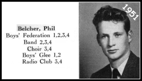Phil Belcher - 1951 - Sr. Portrait