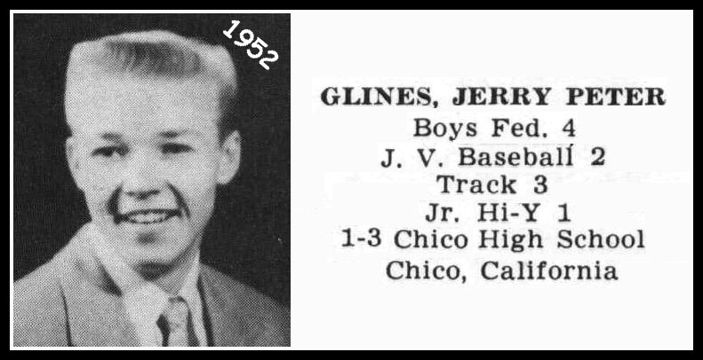 Jerry Glines - 1952 - Sr. Portrait Jerry Glines - 1952 - Sr. Portrait